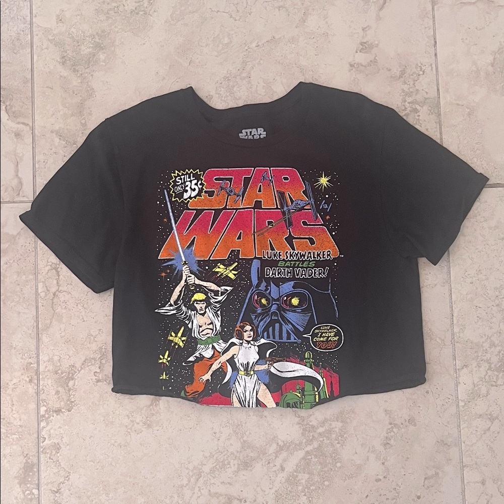 Free- Star Wars crop T-Shirt